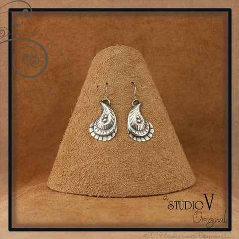 Peacock Petal Earrings