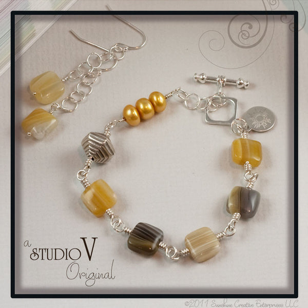 Aurora Agate Bracelet