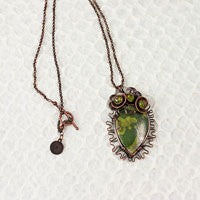 On Peridot Pond Necklace