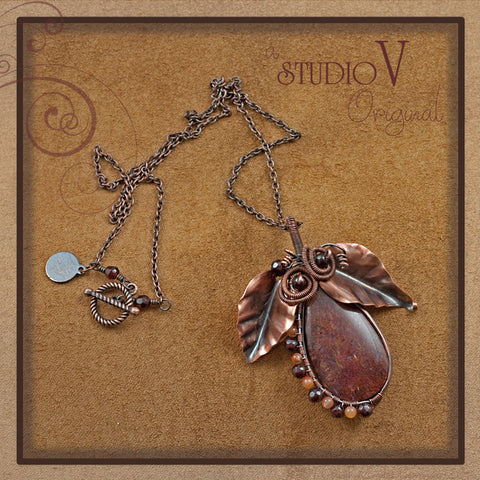 Late Summer Fruit Necklace