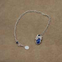 Petite Lapis Wrap Necklace