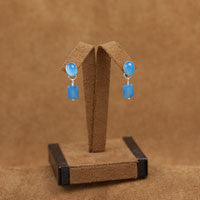 Chalcedony Blue Earrings