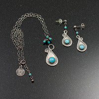 Turquoise Tears Set