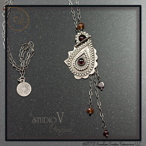 Summer Sun Paisley Necklace