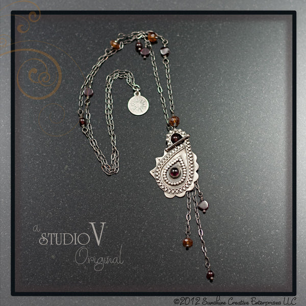 Summer Sun Paisley Necklace