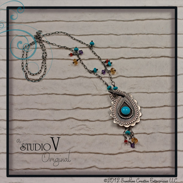 Gemmy Paisley Necklace