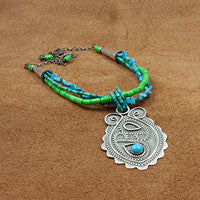 Entangled Paisley Necklace
