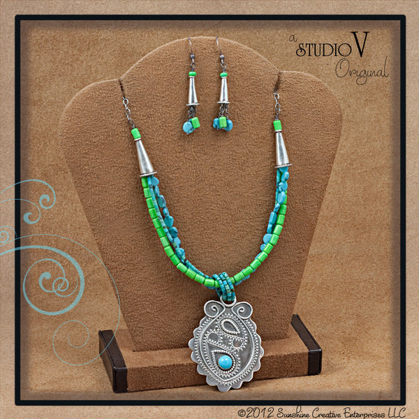 Entangled Paisley Necklace
