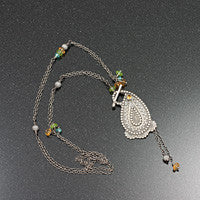 Summer Solstice Paisley Necklace