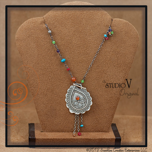 Paisley Posy Necklace