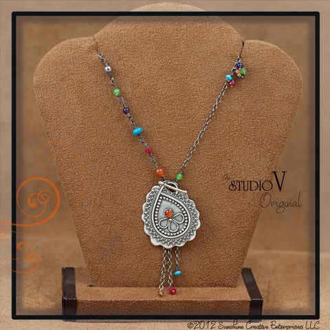 Paisley Posy Necklace