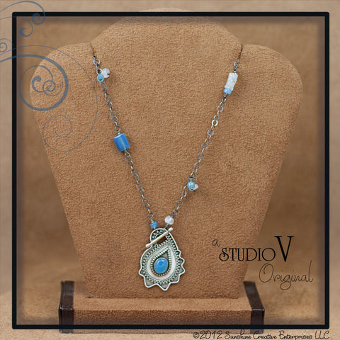 Cleo Paisley Necklace