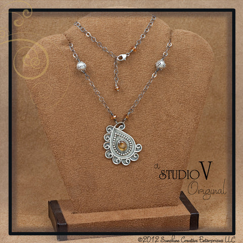 Sunshine Paisley Necklace