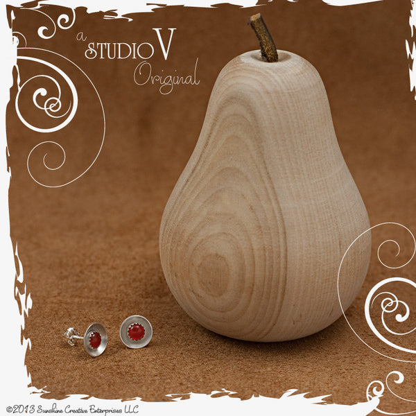Cup O Carnelian Earrings