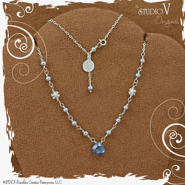 Bonnie Blue Eyes Necklace