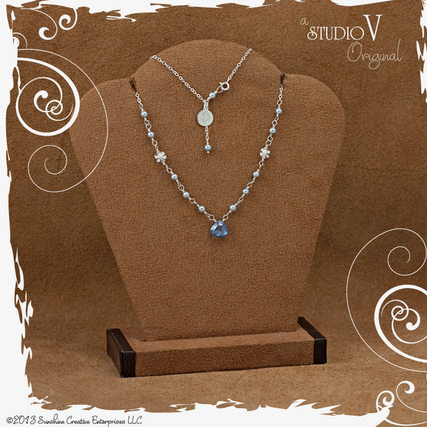 Bonnie Blue Eyes Necklace