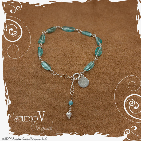 Sweet Little Apatite Bracelet