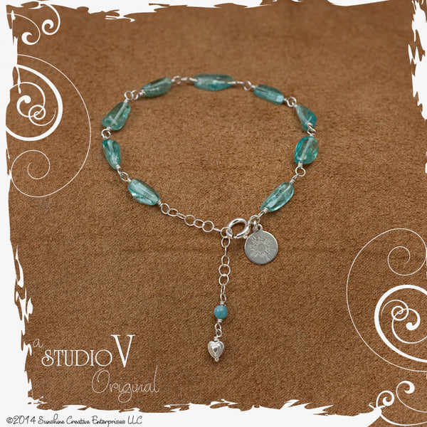 Sweet Little Apatite Bracelet