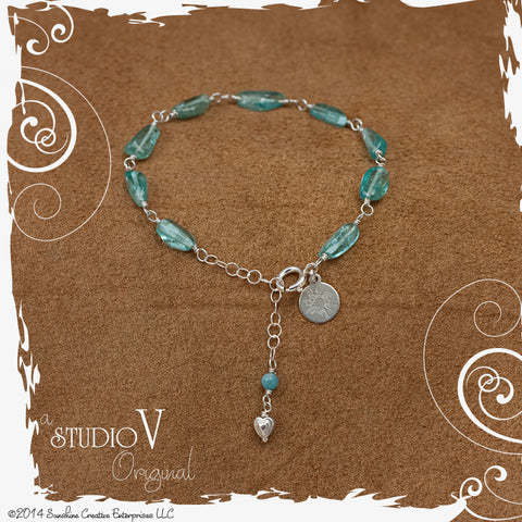 Sweet Little Apatite Bracelet