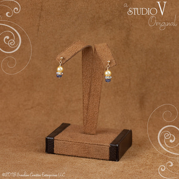Classic Tanzanite Yellow Earrings
