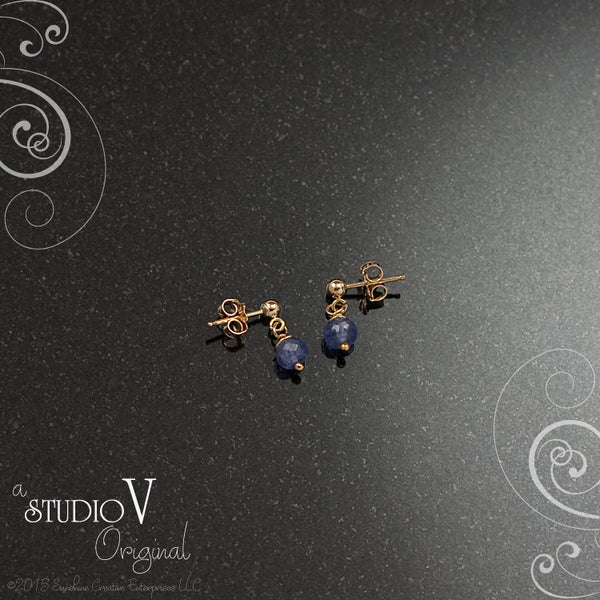 Petite Tanzanite Earrings