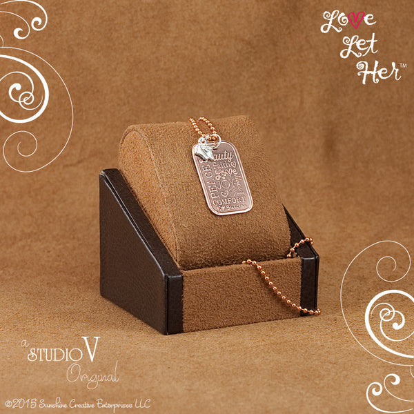 LLH Baby Steps Necklace Copper