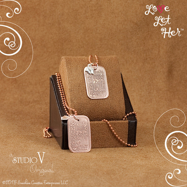 LLH Baby Steps Necklace Copper