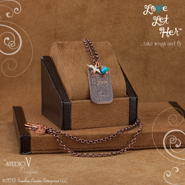LLH Take Wings Necklace Copper